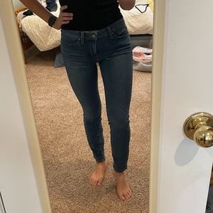 Skinny Blue Jeans